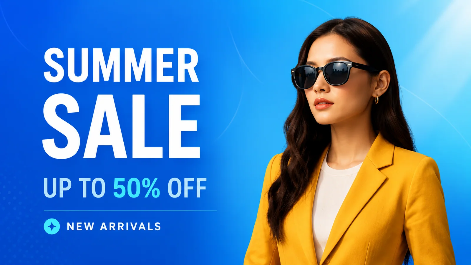 Summer sale digital signage campaign